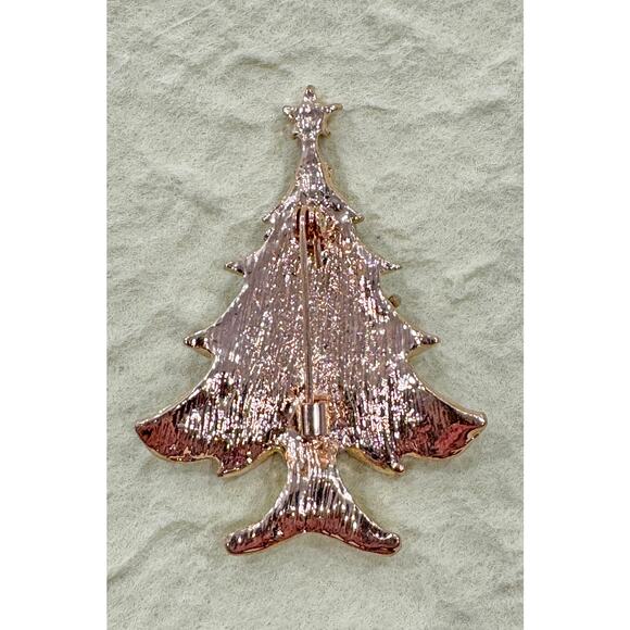 New Gorgeous Rhinestone Christmas Holiday Pin Brooch CP16 - Picture 4 of 4